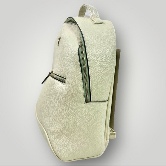 Vanessa Williams Mini Backpack Bone/Mint Vegan Leather NWT! - Picture 4 of 8